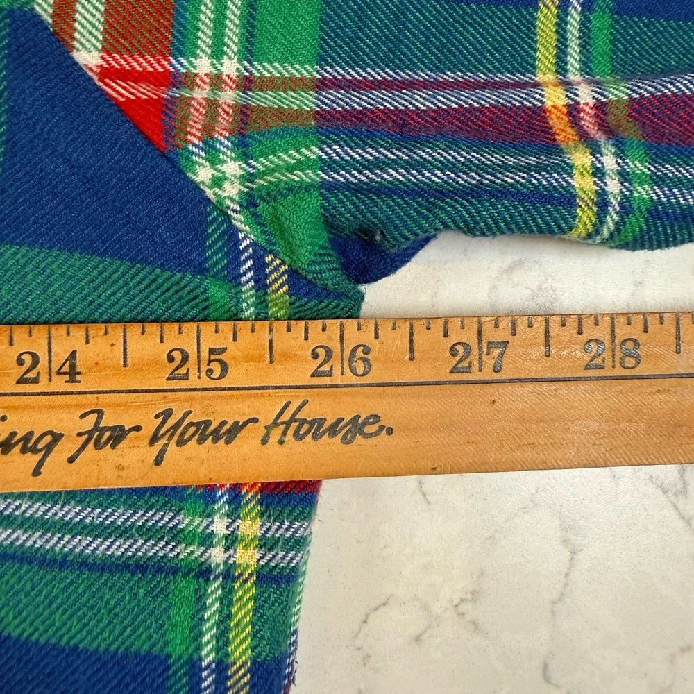 Polo Ralph Lauren Classic Fit Performance Flannel Shirt XXL Blue Plaid Long Slee